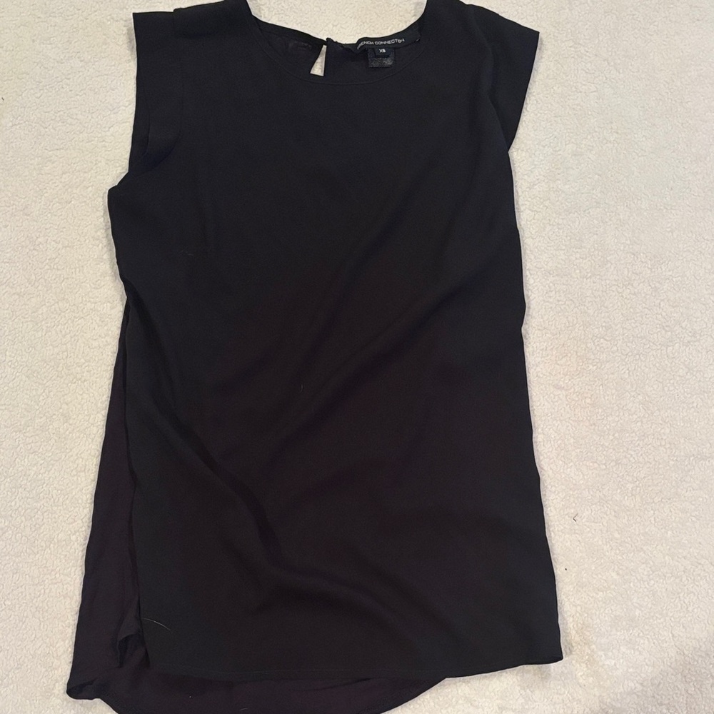 French Connection Elegant Black Sleeveless Top